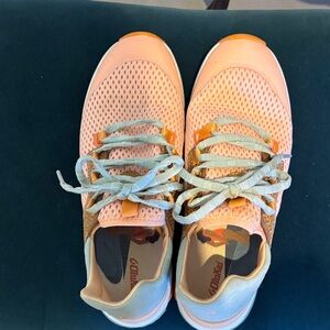 OluKai Peach and Gray Sneakers